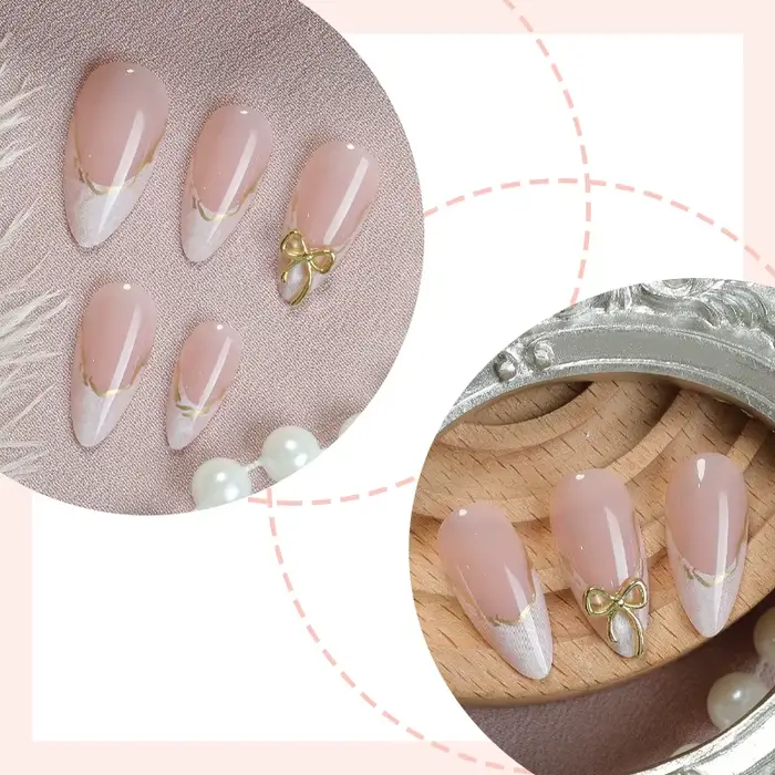 Faux ongles moyens pour femmes et filles