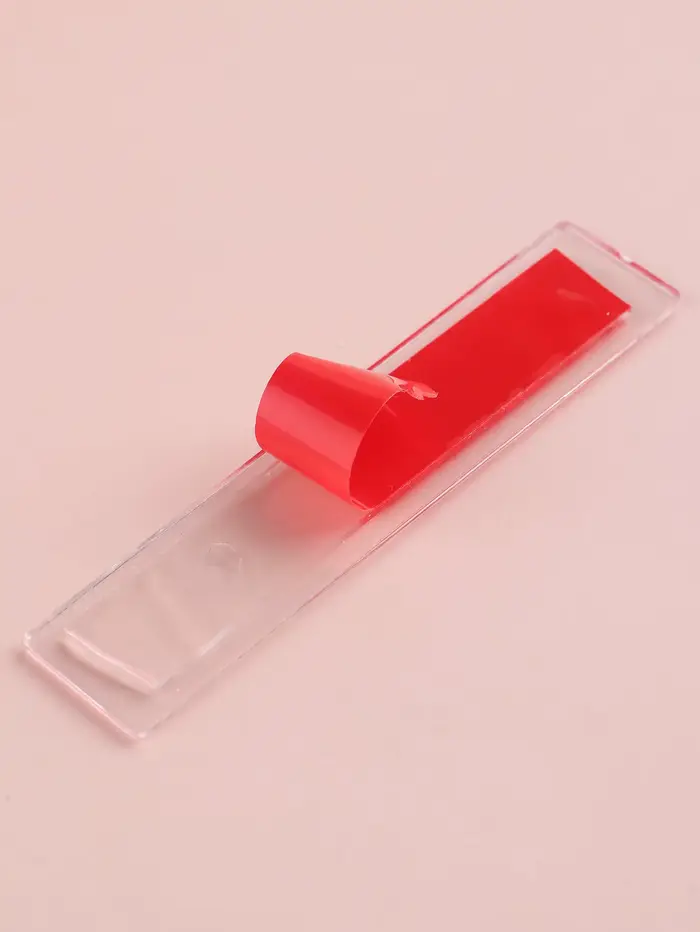 Rouleau de ruban adhésif rouge Double face pour ongles, 1 rouleau, bande de colle acrylique forte po
