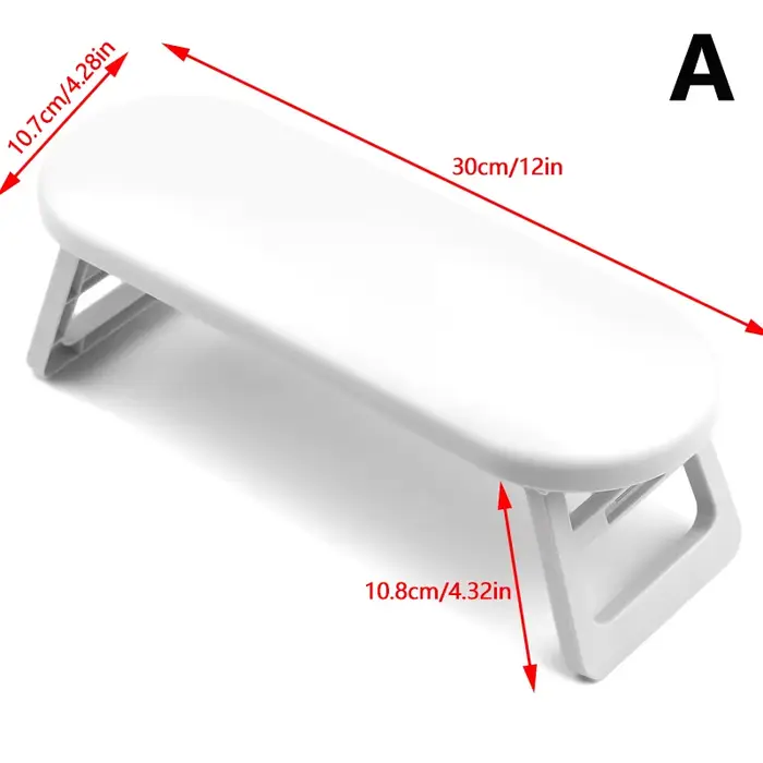 Support pliable pour manucure, support pour coussinets, table, bureau, accoudoir, éponge, polymères,