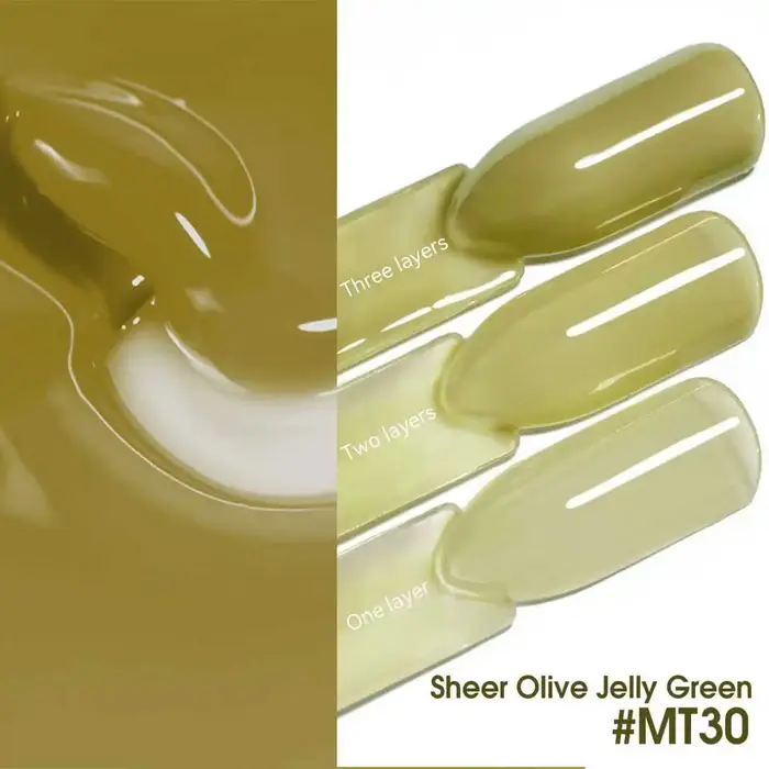 Vernis à ongles gel frais et transparent 15 ml, effet vert nude, hydratant et transparent, gel professionnel pour le soin des ongles