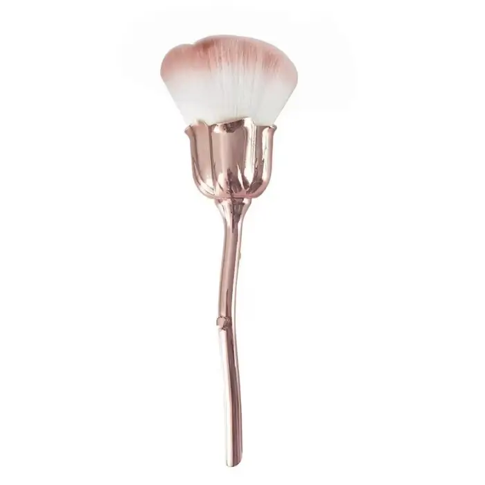 Brosse pour Nail Art, fleur Rose, pour enlever la poussière des ongles, acrylique, Gel UV, vernis, p