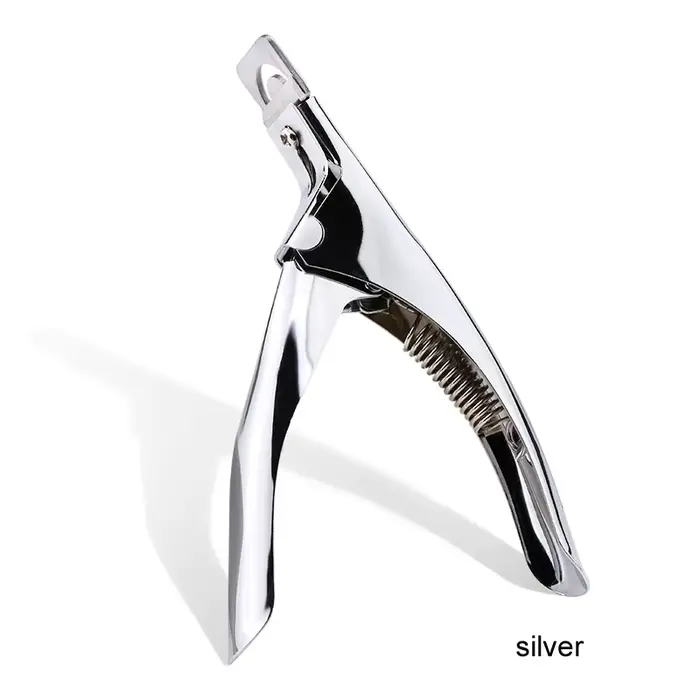 Coupe-ongles professionnel Cipper pour faux ongles, type U, en acrylique, coupe-bordures d'ongles en