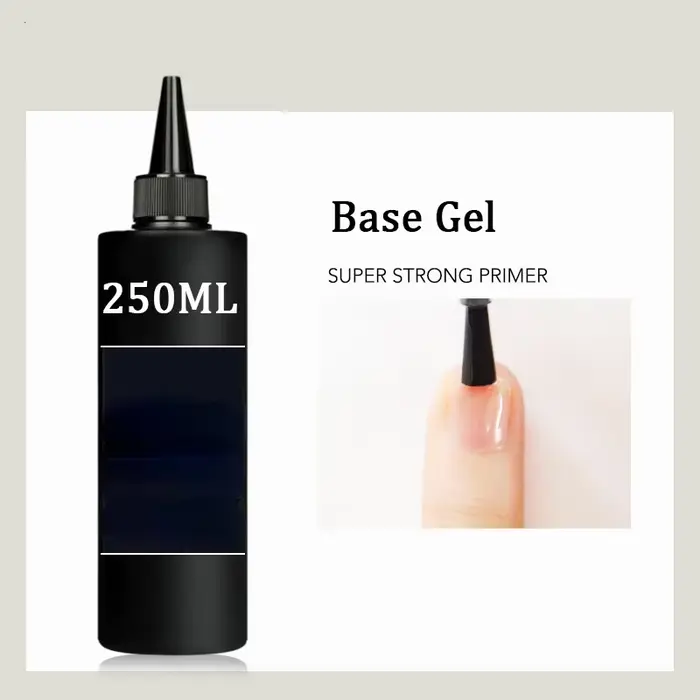 Vernis à ongles Gel de Base sans lingette, couche de finition, haute qualité, longue durée, trempage