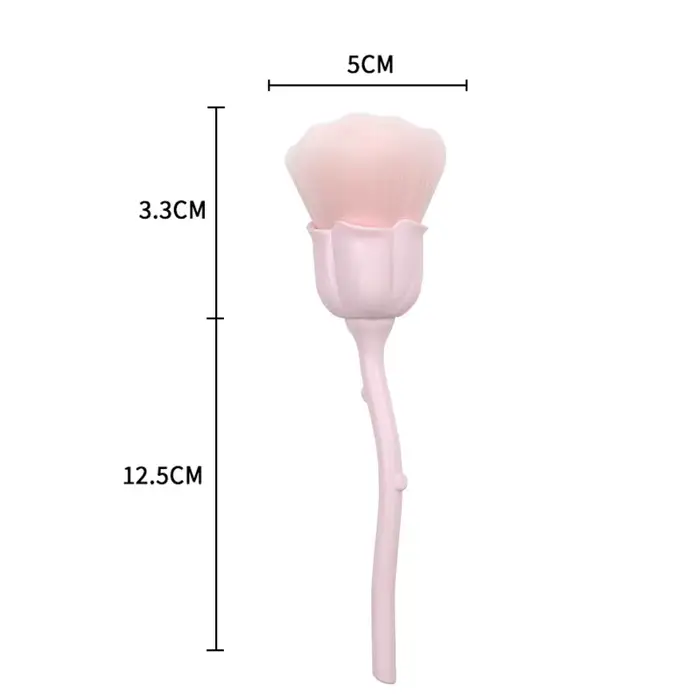 Brosse à ongles à fleurs pour manucure