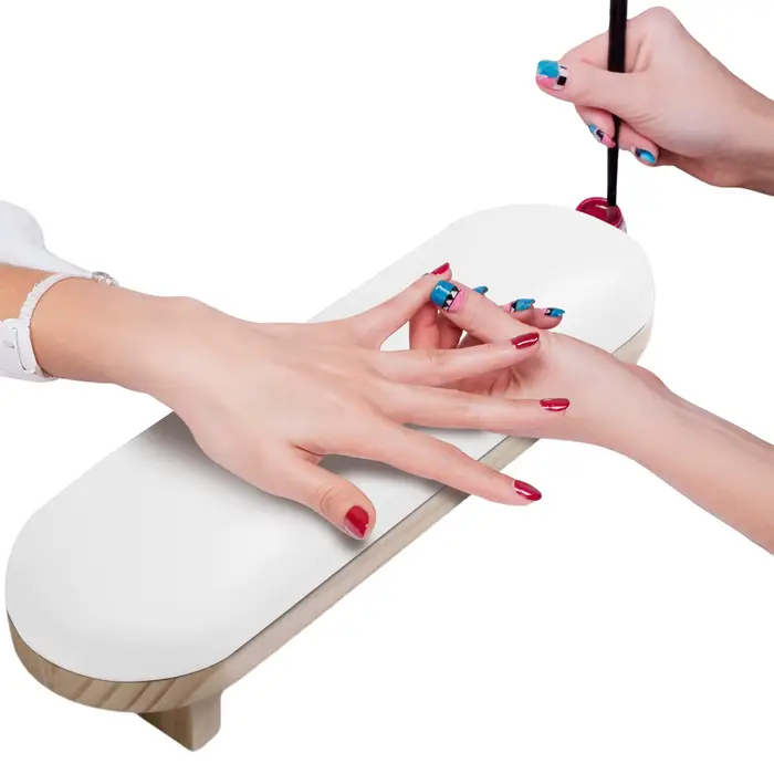 Nail technician hand support