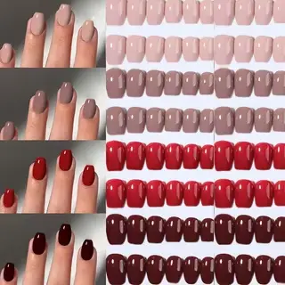 Faux ongles cercueil moyens avec pendentif à nœud 3d, 96 pièces, ongles acryliques en forme de cœur,