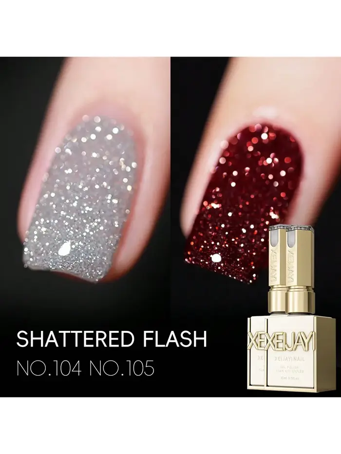 Vernis à ongles Gel réfléchissant à paillettes