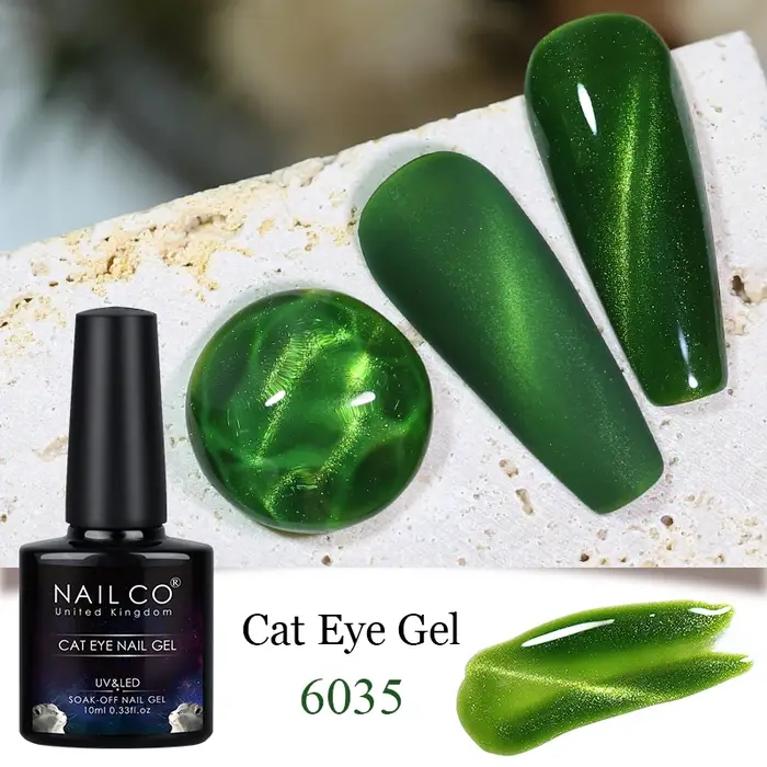 10ml cristal oeil de chat Gel vernis à ongles cerise rubis Gel magnétique tremper UV LED