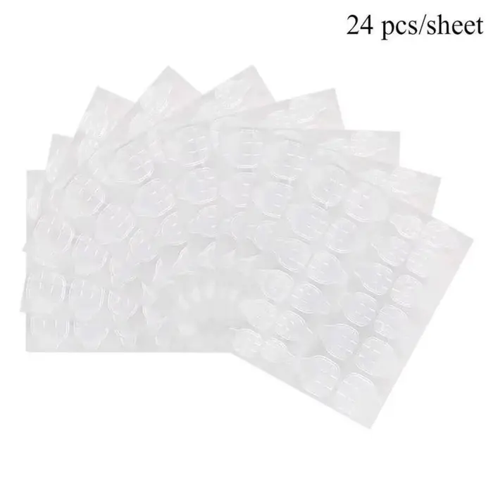 Colle à gelée pour faux ongles, 24/72/150 pièces, autocollant Transparent Double face, colle artisti