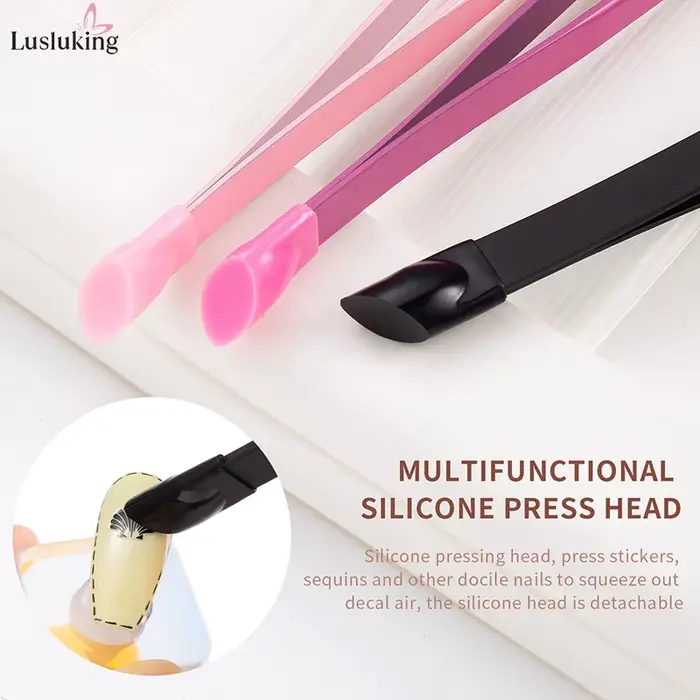 Pincettes à Double tête multi-usage, tête de pressage en Silicone, outil de coupe des ongles, prise 
