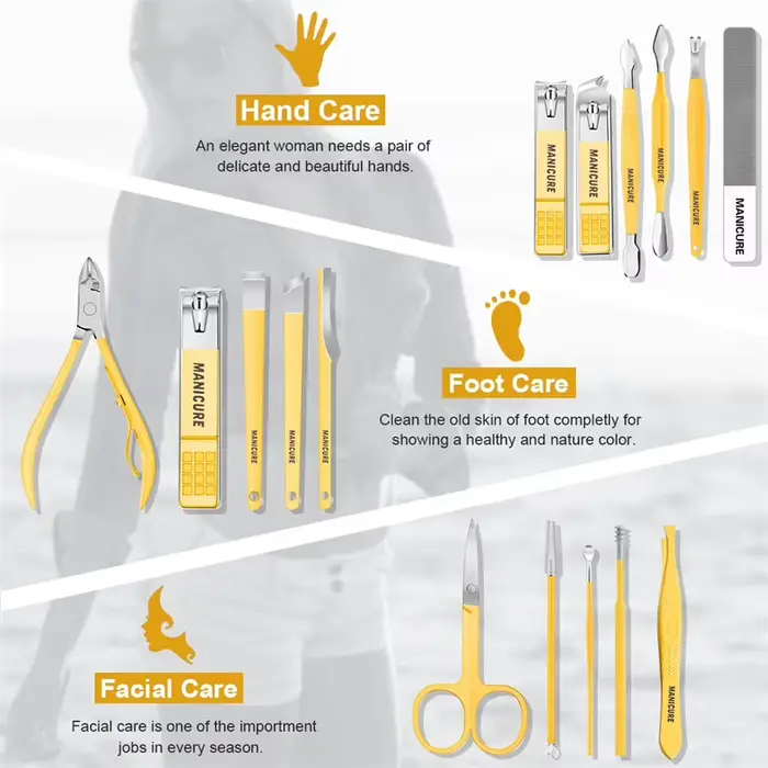 Ensemble de manucure 16 en 1