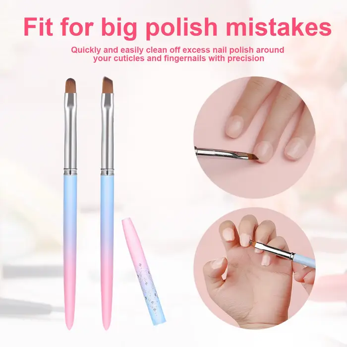 Pinceaux de nettoyage pour Nail Art