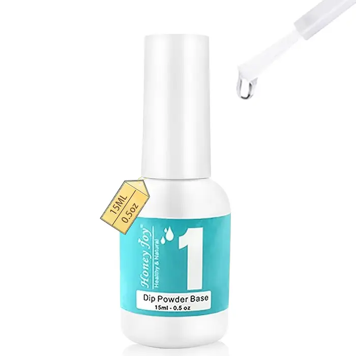 Système de poudre à tremper de 15ml, ensemble de liquide avec Base de Gel, activateur supérieur, éco
