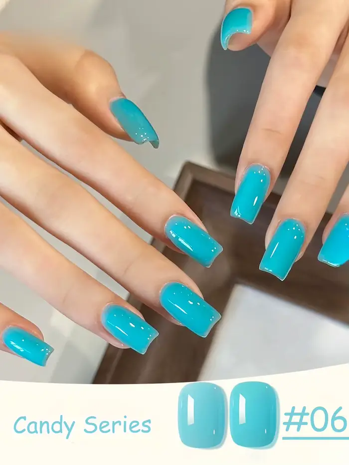 1-8PCS WS Vernis à ongles gel printemps-été rose bleu vert 2026 Dopamine Ice Transparent Nail Art Fournitures