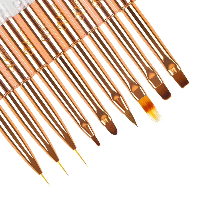 BQAN – brosse à ongles en or Rose