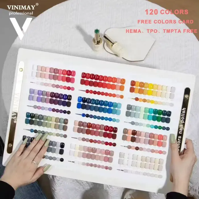 Ensemble de vernis à ongles en gel VINIMAY, 120 couleurs, 15 ml, vernis semi-permanent UV, très bonn