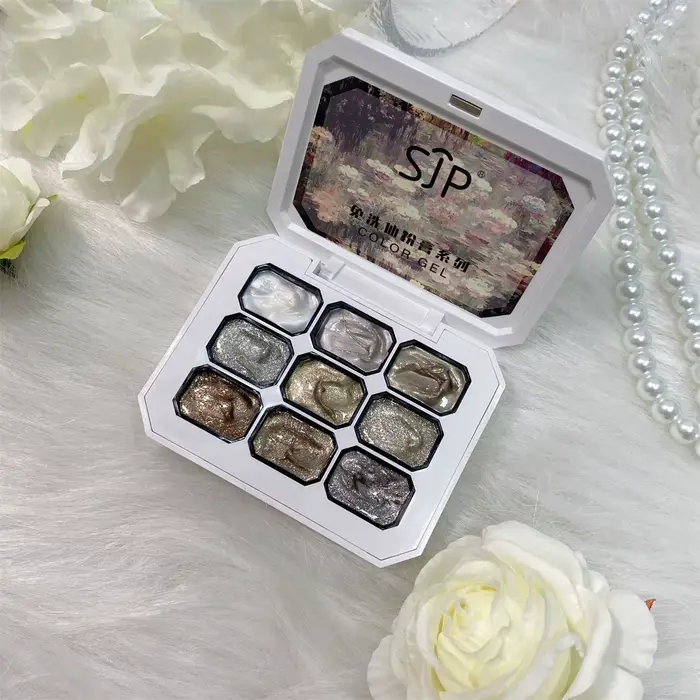 1 pièce Gel de vernis à ongles solide 9 couleurs