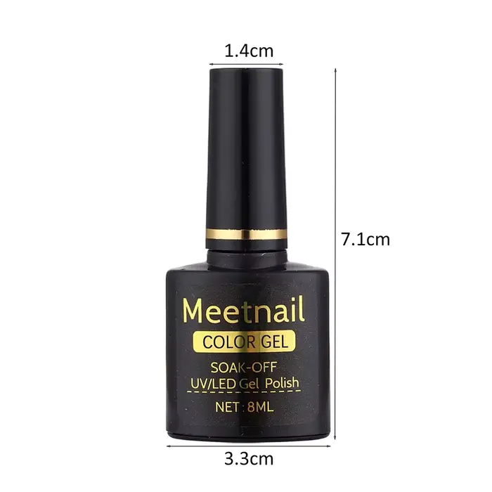 2 pièces noir blanc vernis à ongles Gel ensemble 8Ml Semi Permanent tremper UV LED