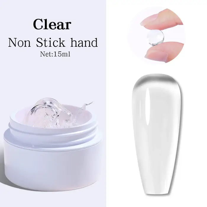 Gel de modelage 3D transparent pour nail art