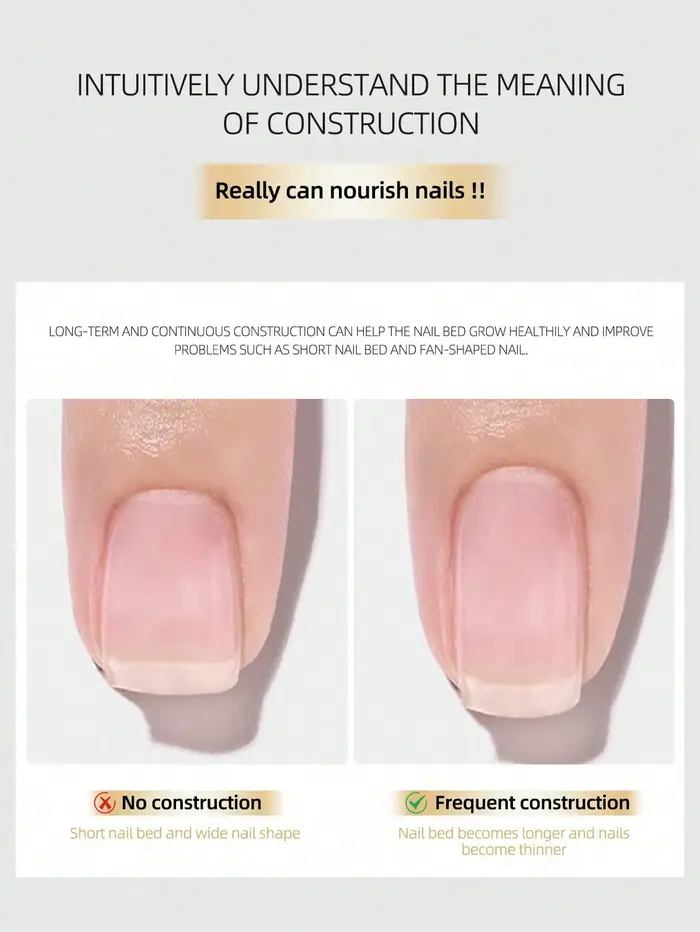 XEIJAYI 1 pièce 100g Gel de construction sans essuyage