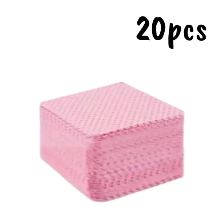 20/600 lingettes démaquillantes sans peluches pour ongles, sans aluminium, tampons dissolvants pour