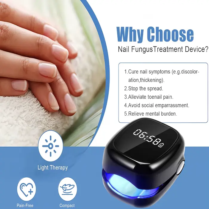 Dispositif Laser Led pour le traitement des champignons des ongles