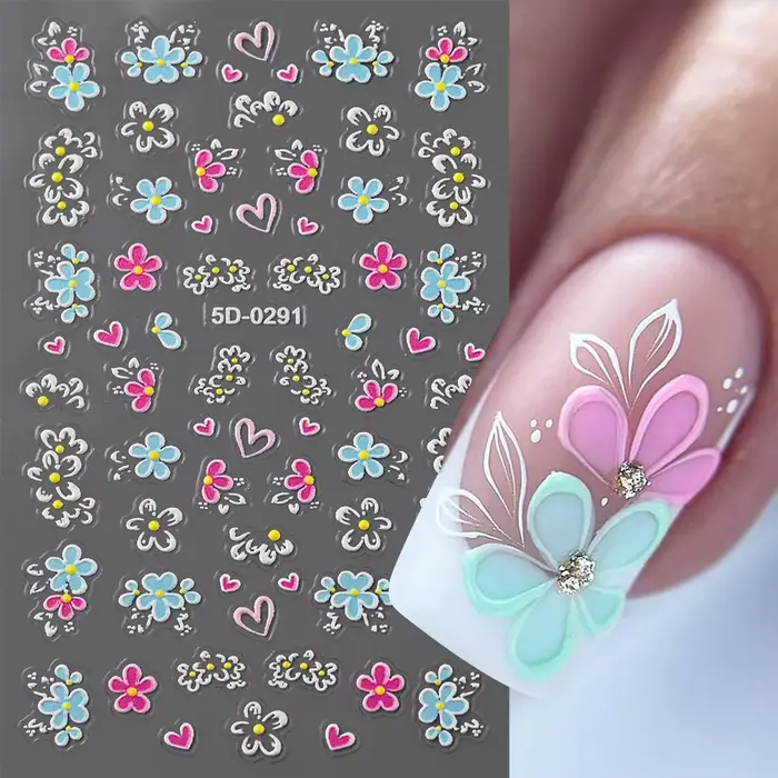 Autocollants 5D pour ongles