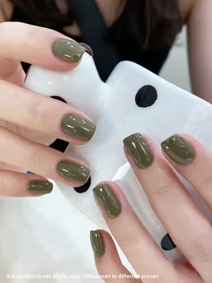 Vernis à ongles Gel vert Olive