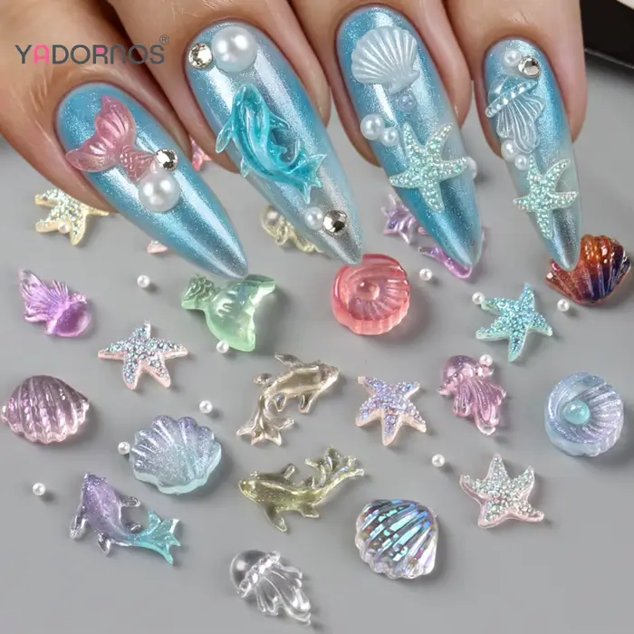 Accessoires de nail art Océan Cartoon