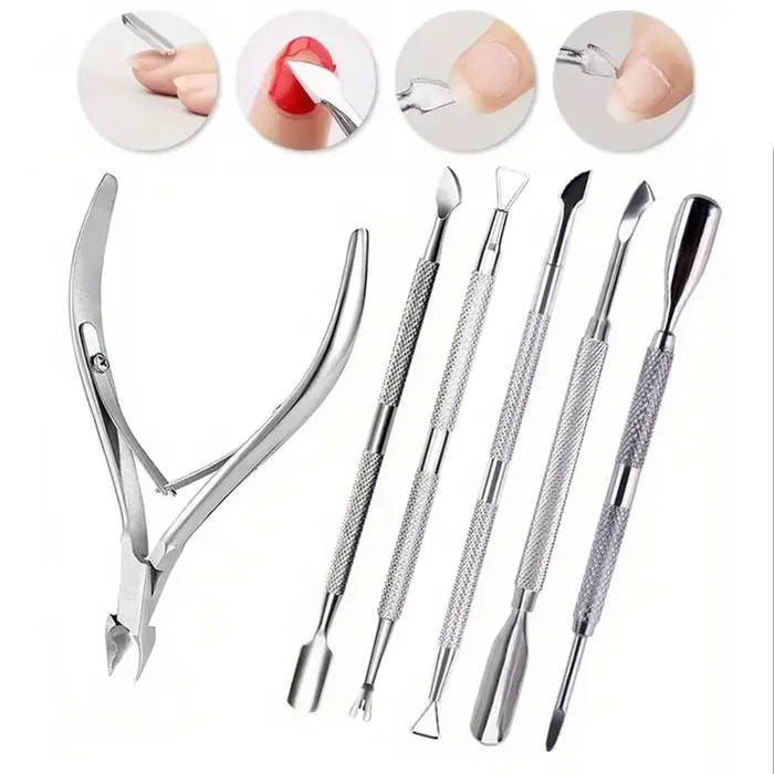 Pince à épiler pour cuticules d'ongles