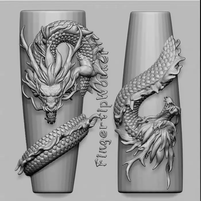 Nouveau moule à ongles 3D en silicone Dragon King, outil professionnel de décoration pour salon de m
