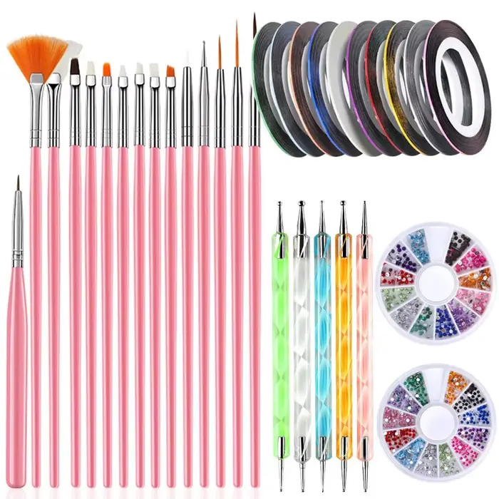 Ensemble d'outils pour nail art 32 pièces – Pinceaux