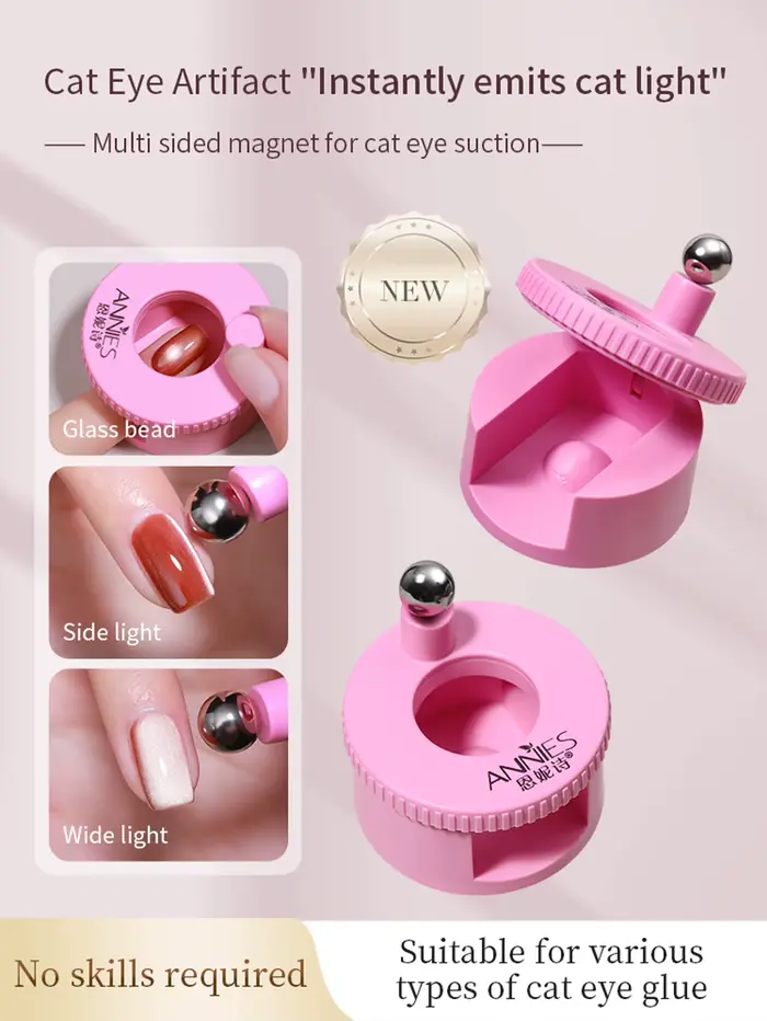 Outil magnétique à aspiration automatique pour nail art œil de chat