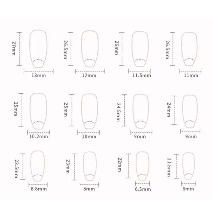 Faux ongles à presser détachables DIY