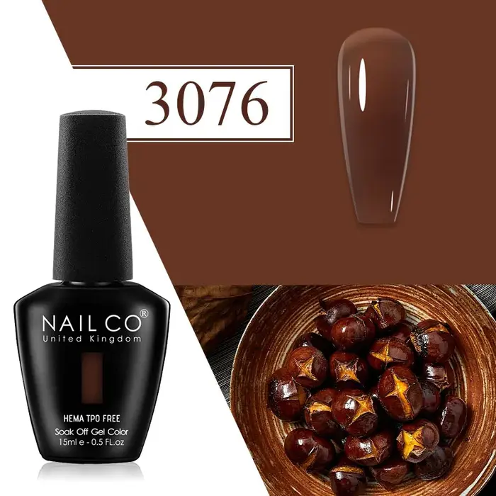 Vernis à ongles gel Nailco 15ml rouge violet