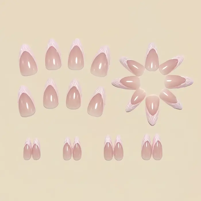 Faux ongles moyens pour femmes et filles