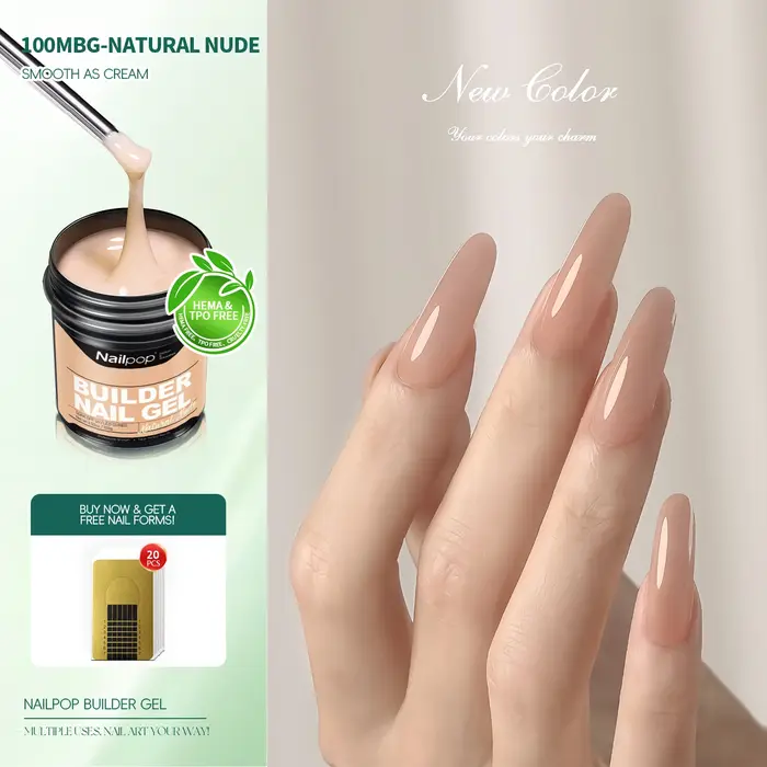 Nailpop – Gel de construction lisse laiteux