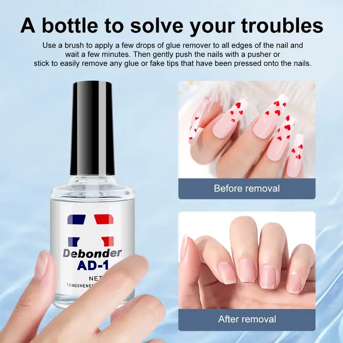Dissolvant de gel pour ongles 10ML
