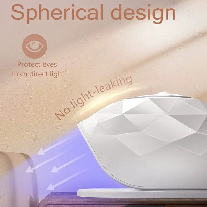 Lampe LED UV pour le séchage des ongles lampe de manucure avec fonction de mémoire affichage LCD lampe à ongles LED professionnelle pour outils de Salon d'art des ongles