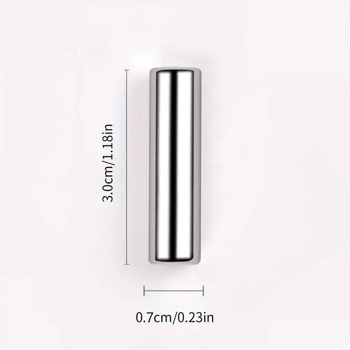 Stylo magnétique rond pour vernis Gel œil de chat, 3x0.7cm, pour peinture des ongles 3D, bâton magné