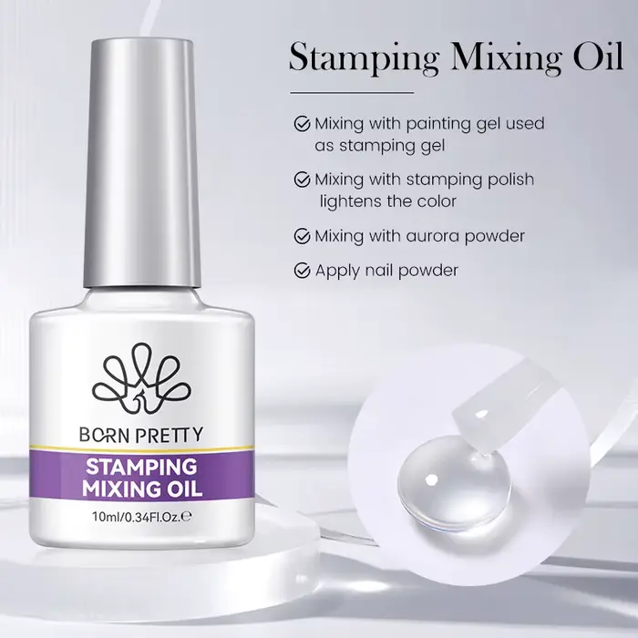 BORN PRETTY 10ml estampage mélange peinture à l'huile Gel