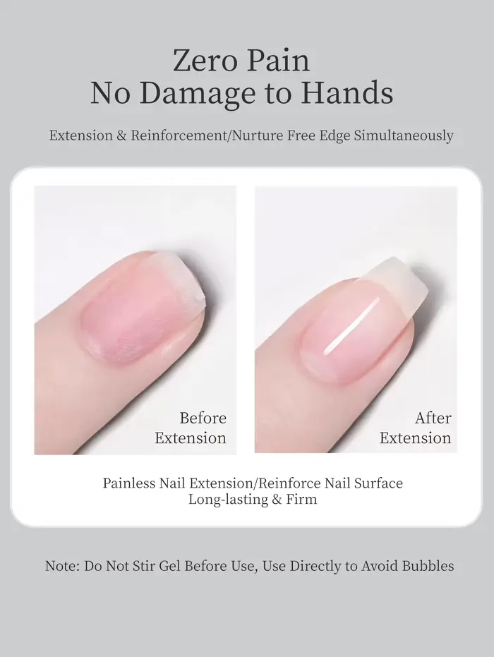 XEIJAYI 1Pc 6g Gel réparateur pour ongles cassés