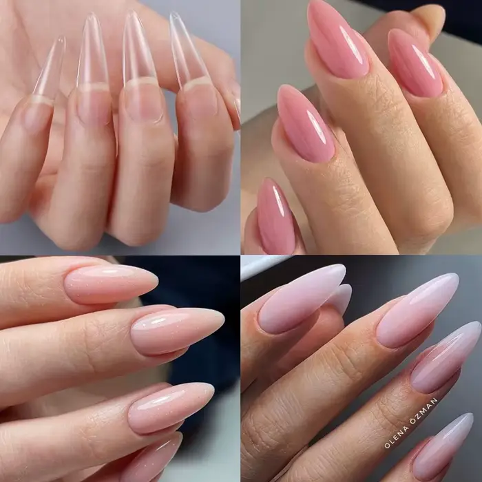 BORN PRETTY 30ml paillettes Gel acrylique Extension de doigt vernis à ongles argent rose Extension G