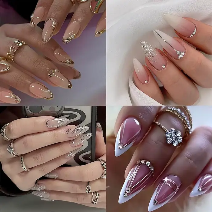Faux ongles longs à porter