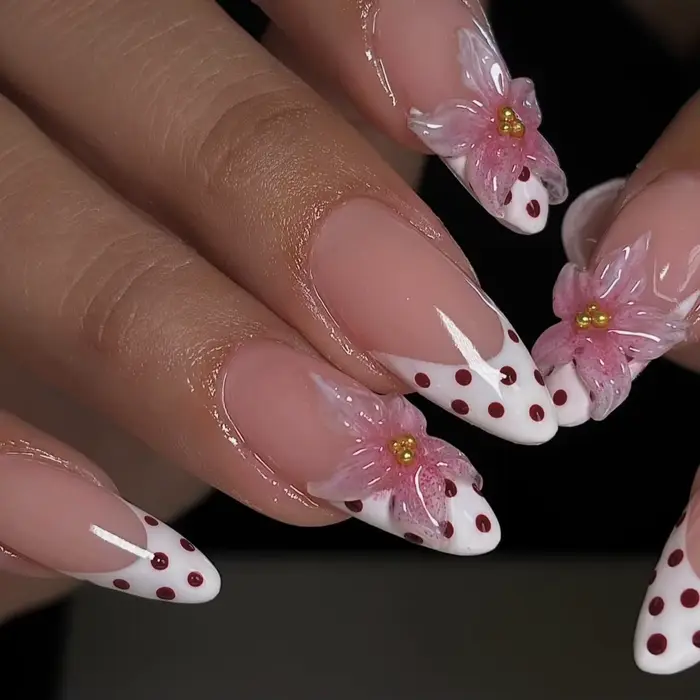 Faux ongles 3D pour femmes et filles