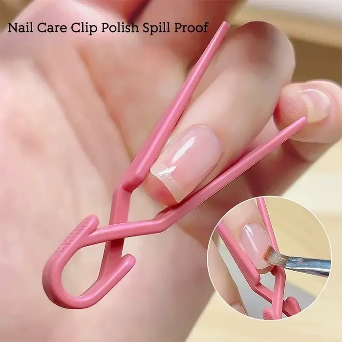Pince à ongles façonnant la peinture, anti-déversement, couleurs mélangées, Clip de Protection pour
