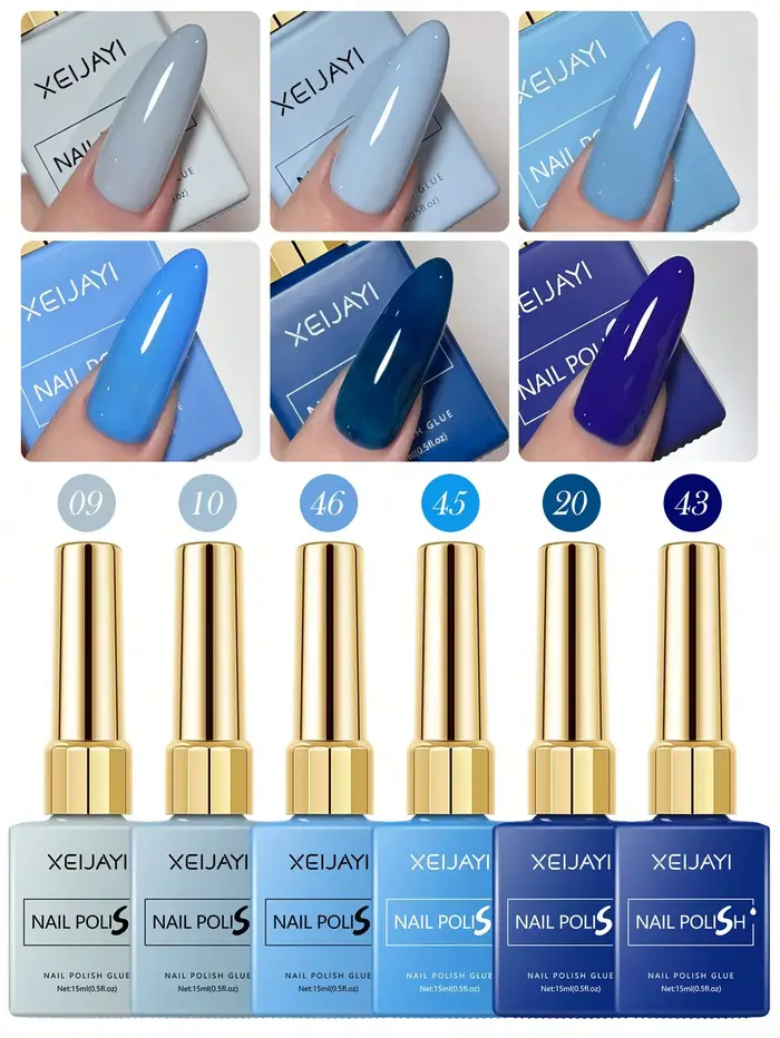 Vernis à ongles Gel bleu