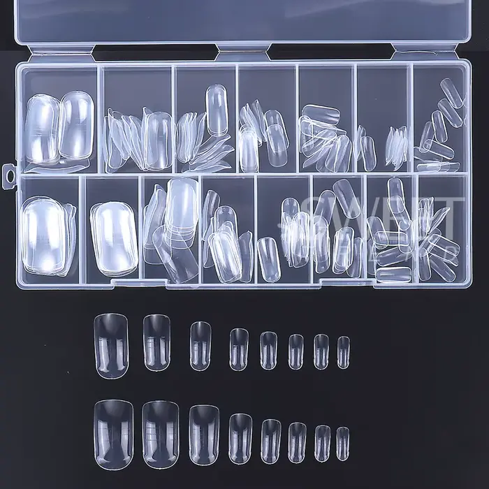 Ensemble de formes d'ongles à double système, Extension acrylique, faux ongles, formes supérieures p