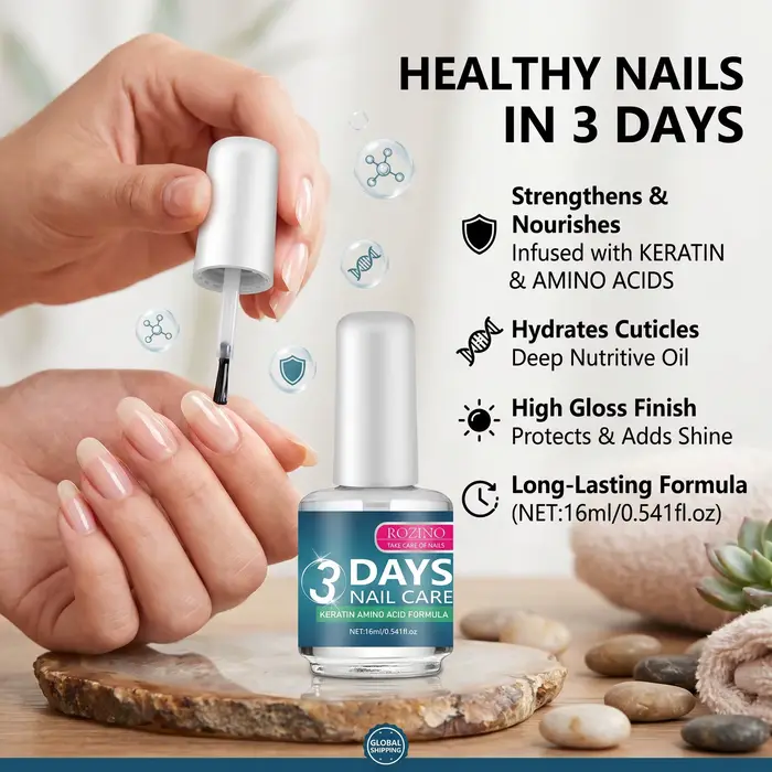 Lotion portable pour les soins des ongles