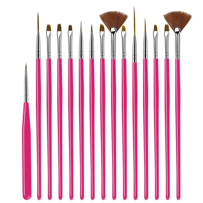 Ensemble de pinceaux pour vernis à ongles gel UV